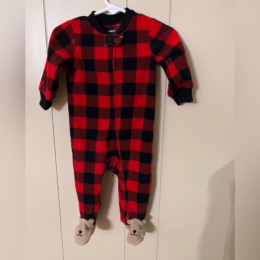 Carters winter/Christmas footie pjs